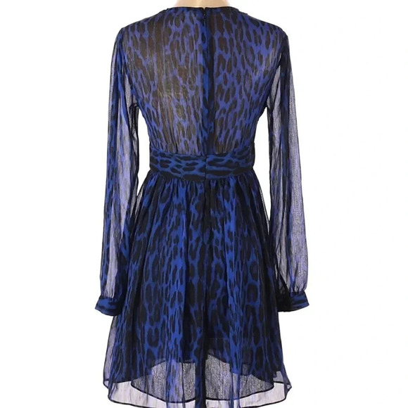 MICHAEL Michael KORS Leopard Print Georgette Dress - Picture 2 of 7